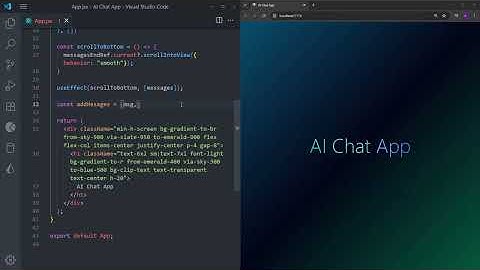 Build a Modern AI Chat App with React, Tailwind & Puter.js | Complete Tutorial