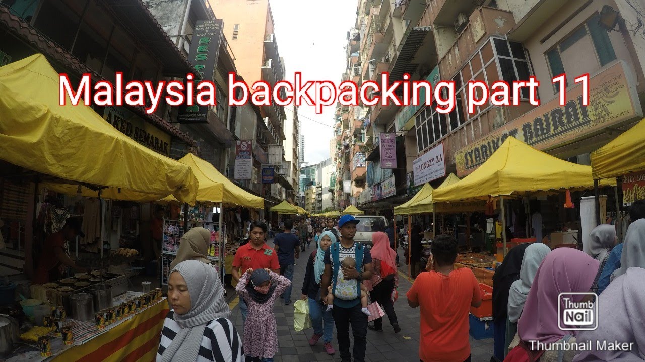 Backpacking Malaysia Part 11 Jalan  Masjid  Saturday night 