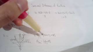 MHF4U 8.1b Sums and Differences of Functions Homework Solutions