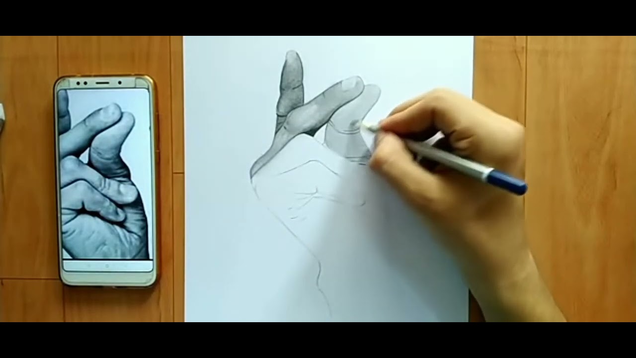 how to shade fingers - YouTube
