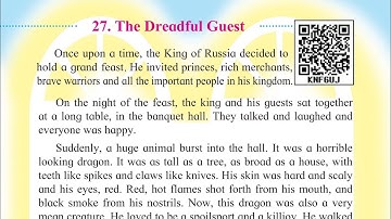 Std 4 | The dreadful guest  | English | Lesson 27 | SSC | Easy explanation in hindi