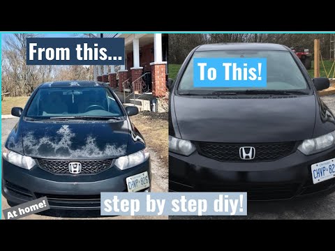 PAINT A CAR at home? With ONLY 50$ of materials!