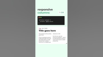 📐 "Master Responsive Columns in CSS3! 🌟💻||#shorts #short #viralshort #coding #webdesign #ai #fyp #js