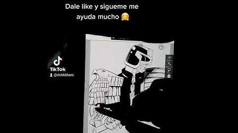 Drawing judge dredd! 40 minutes in 40 seconds!