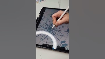 Snowflake❄️This was pretty fun to try. #mandalaartist #procreate #mandala #snowflake #art