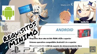 Requisitos mínimos y como jugar Genshin impact en android, iOS y pc 😘 redmi note 8 pro HELIOG90T