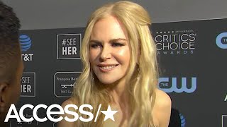 Nicole Kidman On That Awkward Golden Globes Moment With Rami Malek: 'I Love Him!' | Access