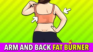 Apartment-Friendly Arm and Back Fat Burner – No Jumping Required