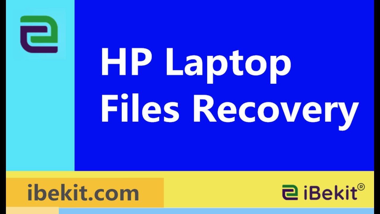 How to Recover Deleted Files from HP Envy X360 Laptop? - YouTube