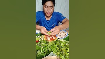 ăn mắm thì có rau sống với chuối chát mới ngon | thánh sầu đâu