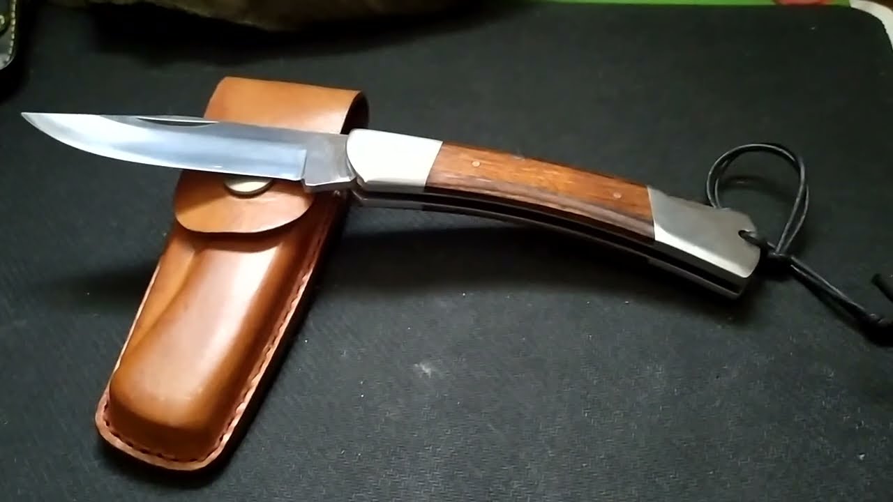 C Schlieper Solingen. Made in Germany..self made leather bag.