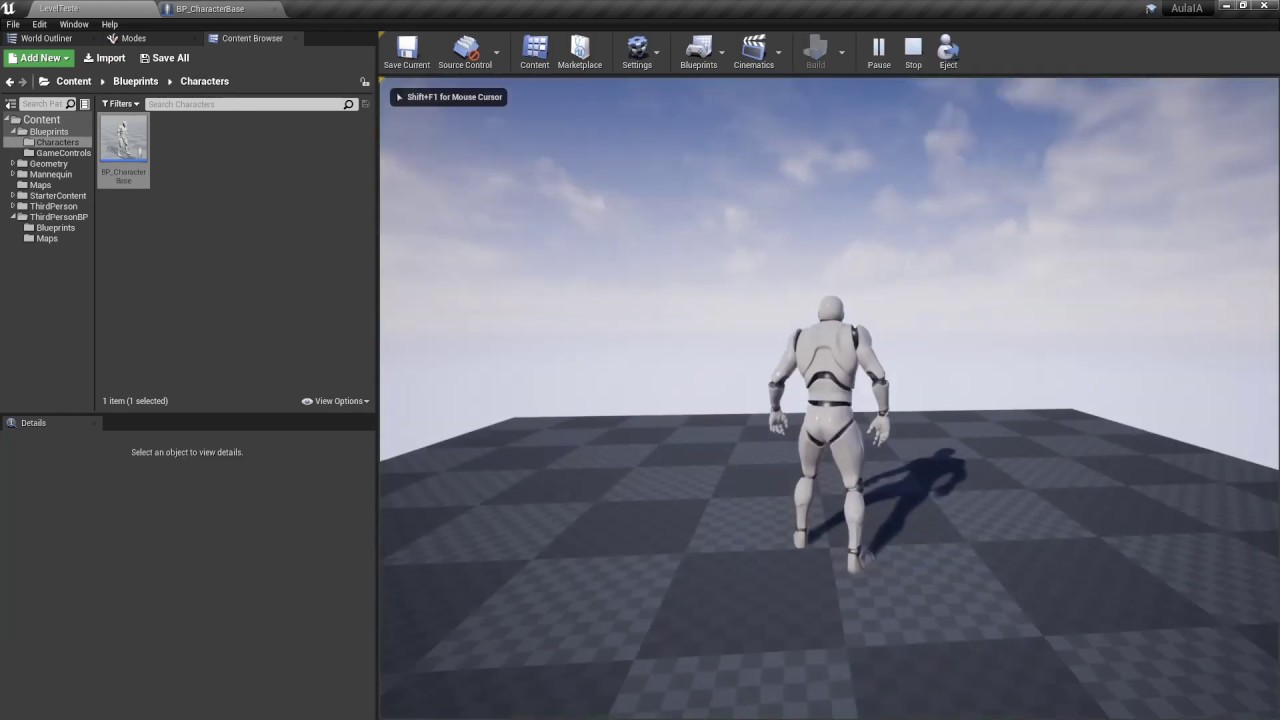 Unreal Engine IA - 01 Preparando o Projeto - YouTube