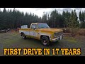 First Drive On The Road In 17 Years- 1973 GMC C2500 Camper Special