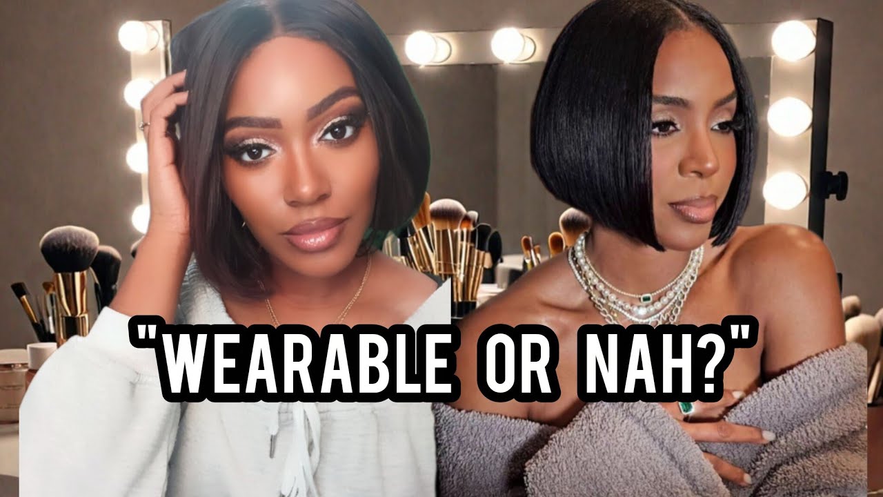 Стрижка боб с прямыми концами для натуральных волос ✂️ Преображение в стиле Келли Роуленд — Мои ч...