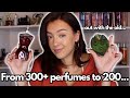 DECLUTTERING MY MASSIVE 300 😱PERFUME COLLECTION DOWN TO 200 PERFUMES!!!