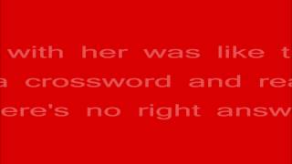 Red (cover by Alex Goot) Lyrics