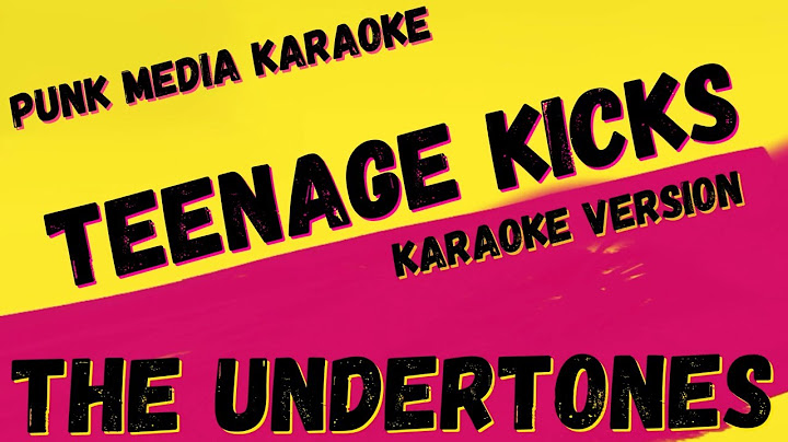 Teenage Kicks Instrumental version - Instrumental performance video thumbnail