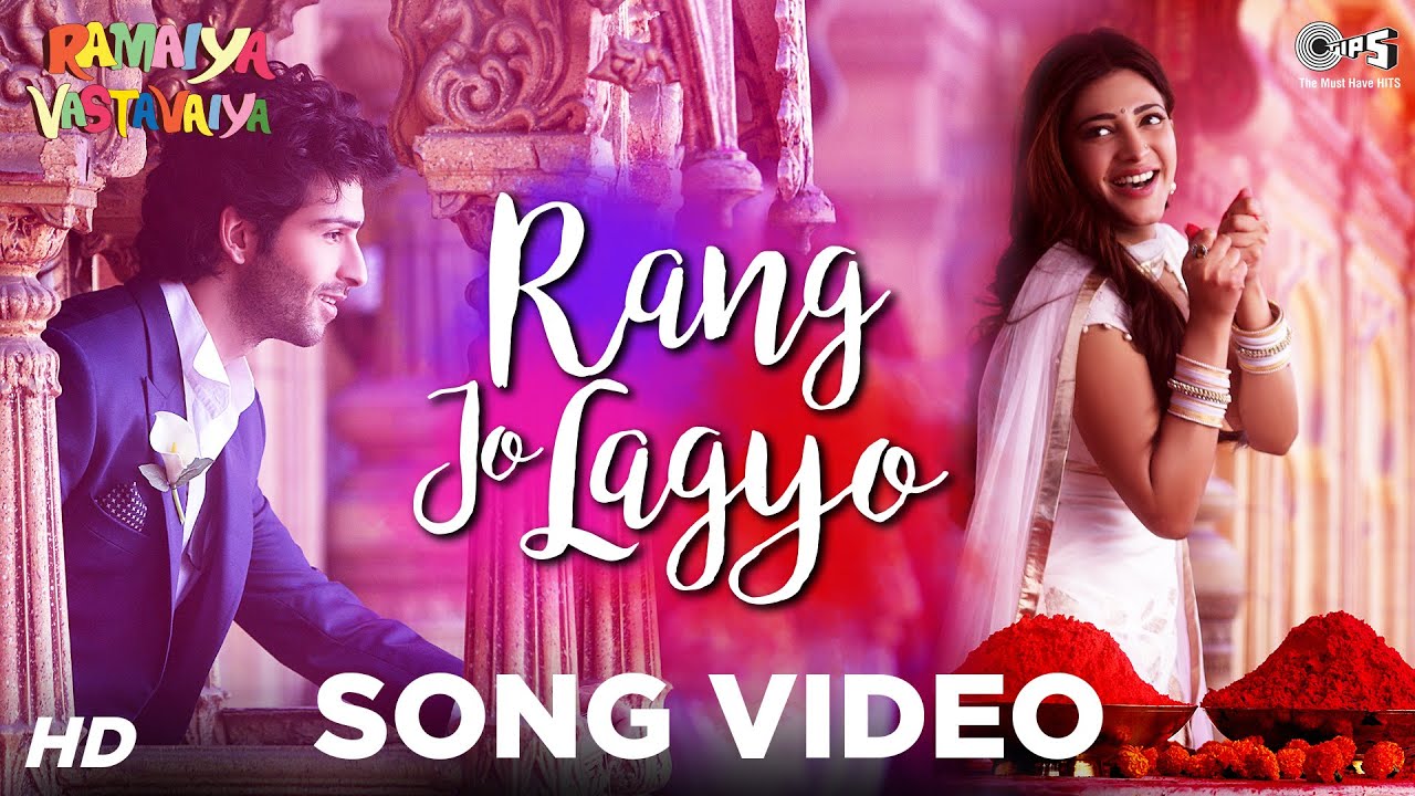 Rang Jo Lagyo   Ramaiya Vastavaiya I Girish Kumar Shruti Haasan   Atif Aslam Shreya Ghoshal