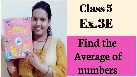 Exercise 3E|CBSE Class-5 math