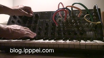 Korg MS-20 techno surf loop 3 #korgms20