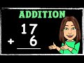 2digit add 1digit  column addition  maths with mrs b