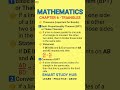 Most Important Theorem for Boards! 🧠 | Chapter 6 Triangles | Class 10 Maths 💯 #Shorts #SmartStudyHub