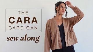 DIY Cardigan Easy Tutorial | Cara Cardigan Sewing Pattern