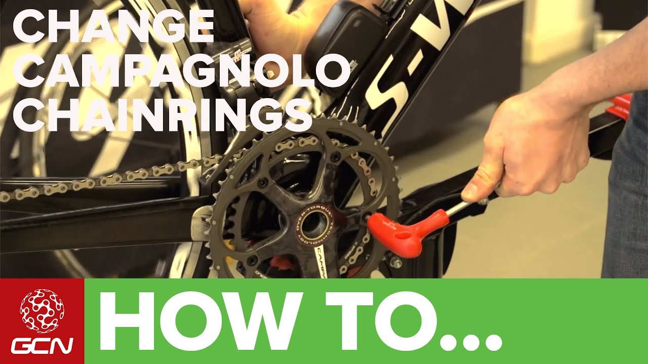 How To Change Campagnolo Chainrings GCN's Maintenance Mondays YouTube