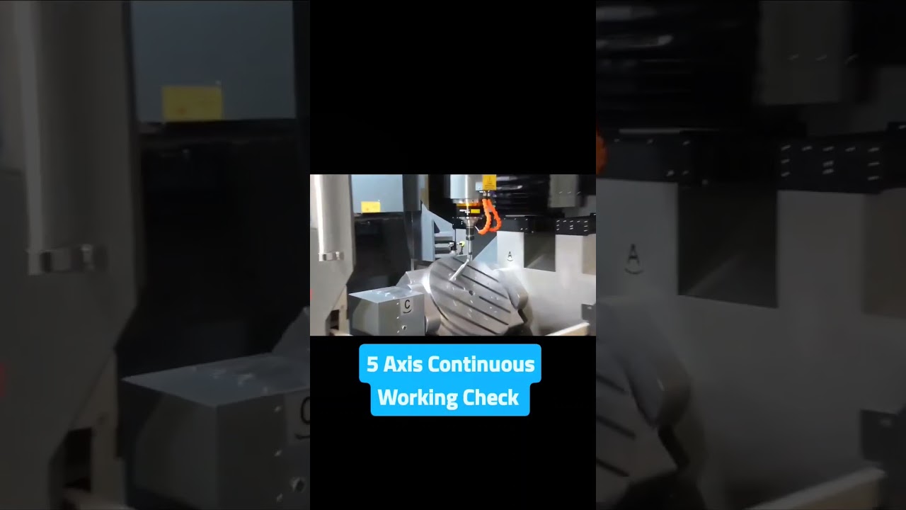5 Axis Continuous Machining Check #shorts #machining #cnc #vmc #5axis #5axismachining #ytshorts