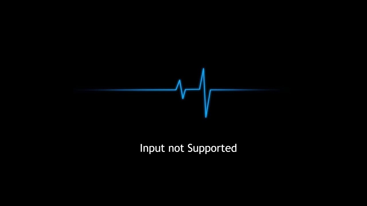 Fix Input Not Supported In Vga Cable Windows 10 Youtube