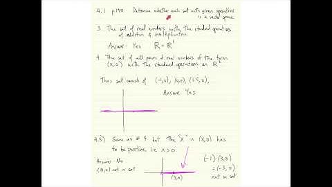4.1 general vector spaces