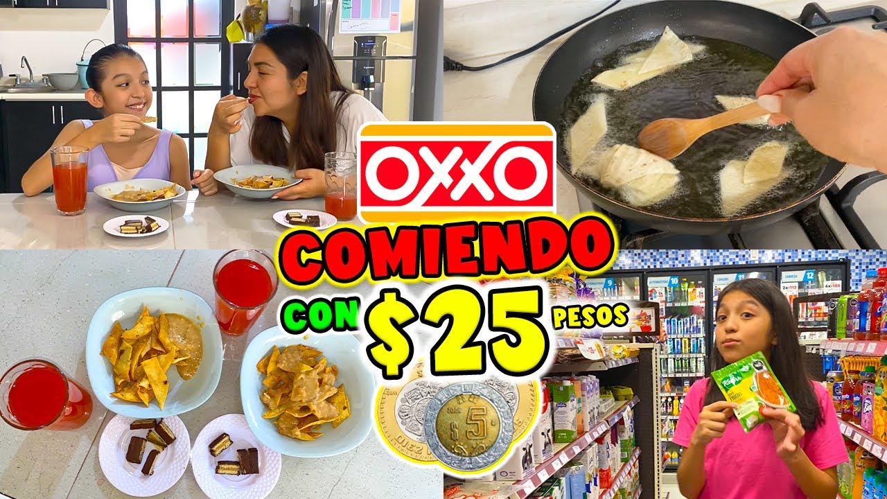 💰COMIMOS con 25 PESOS EN EL OXXO!😓MUY LIMITADAS! IYadeli Merlin🤍