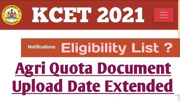Agri Quota Document Upload Date Extended | Agri Quota Document Verification Date Extended |