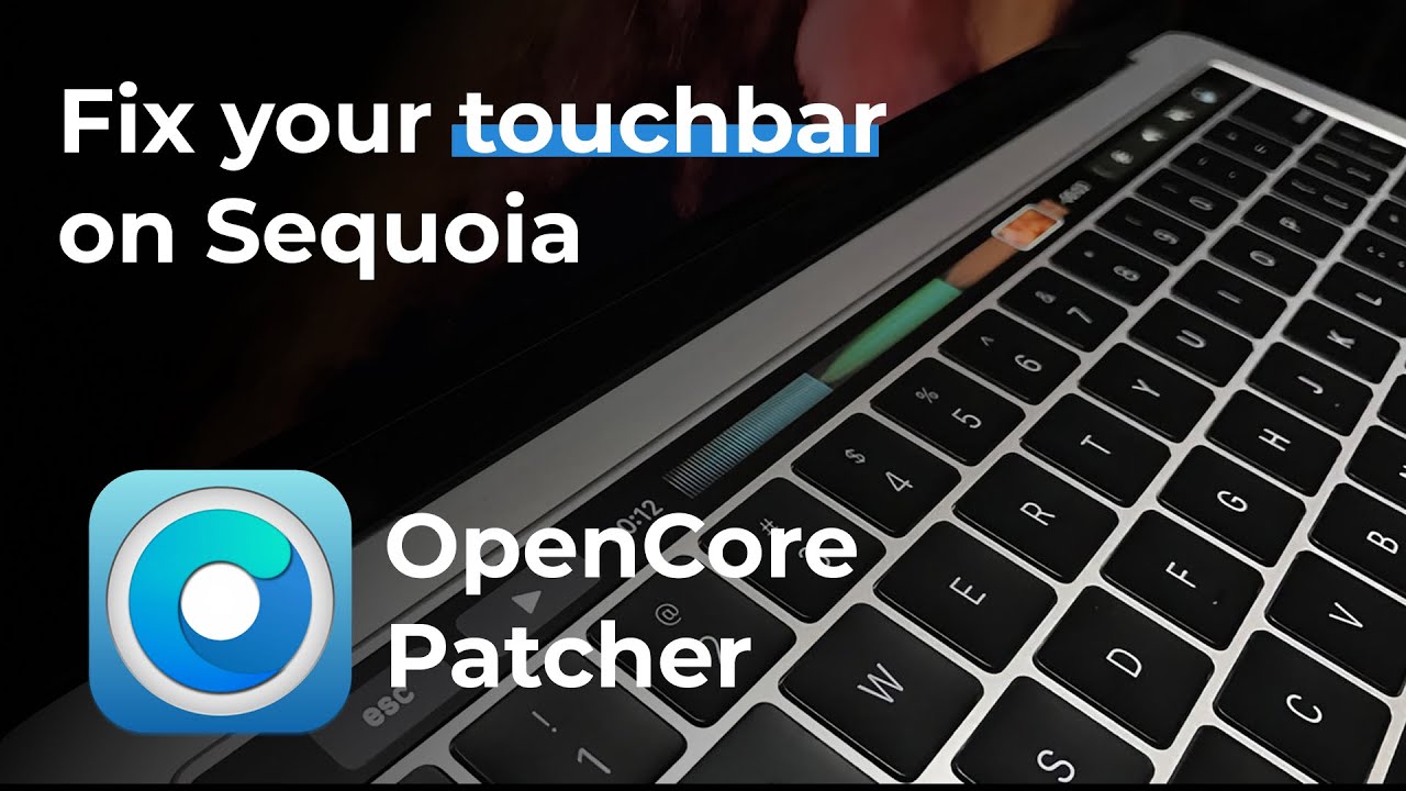 No touch bar on Sequoia via Open Core? Fix it! | Touch ID, Keyboard Brightness