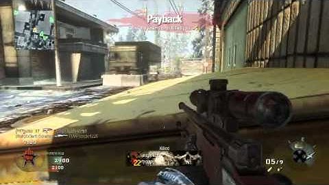 CoD:Black Ops quick scope, drag scope, no scope Game Clip