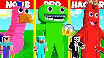 GARTEN OF BANBAN 2 OFFICIAL TRAILER HOUSE BUILD CHALLENGE - NOOB vs PRO vs HACKER / Animation