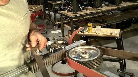 Wuertz Machine Works Surface Grinding Attachment Video 3