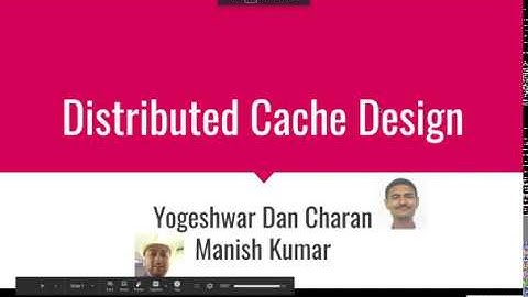 Distributed Cache Concepts and Design