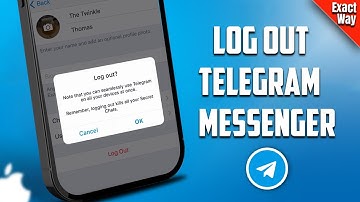How to Log Out Telegram Messenger from ANY iPhone