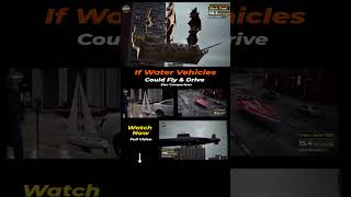 If Water Vehicles Could Fly & Drive | #comparison