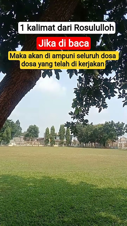 1 kalimat yang dahsyat dari Rosululloh #ustadzadihidayat #dosa #ampunilah