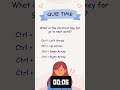 what is the shortcut key to go to next word? #shortcutkeys