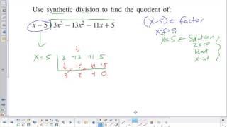 Synthetic Division A2CC