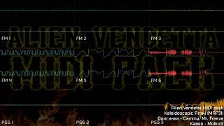 [Alien Vendetta MIDI pack] Kaleidoscopic Array (YM2612 + SN76489 | Sega Genesis, Furnace)