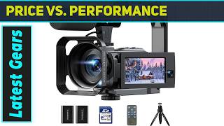 Camcorder Video Camera 5K 56MP Best Dual Lens Vlogging Camera for YouTube Creators