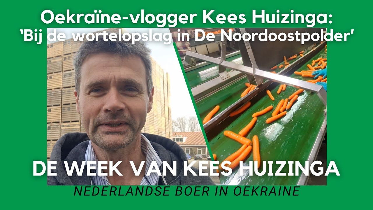Oekraïne-vlogger Kees Huizinga: ‘Bij de wortelopslag in De Noordoostpolder’