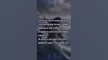 Thumbnail of WARRIOR LOST AT SEA | Epic AIGen Song