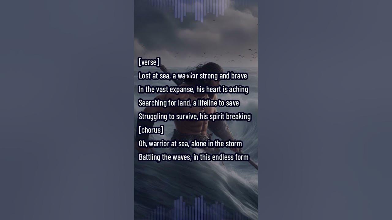 WARRIOR LOST AT SEA | Epic AIGen Song WARRIOR LOST AT SEA | Epic AIGen Song