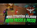 SEGREDO DOS TOP GLOBAL! MELHOR ESTRATÉGIA PARA PEGAR MESTRE SOLO FÁCIL NO MAPA KALAHARI! FREE FIRE