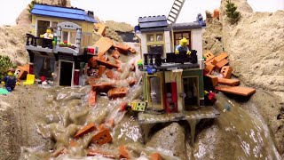 LEGO Dam Breach  LEGO City Emergency Water Discharge And Flood Disaster